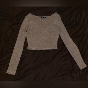 SHEIN long sleeve crop